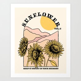 Sunflower Art Print