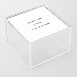 Buddha quote Acrylic Box