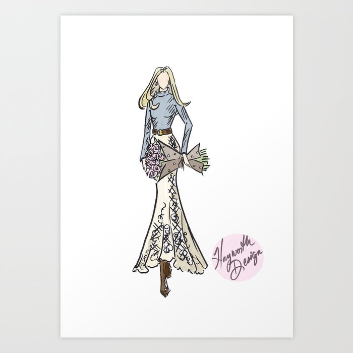 Western fashion illustration online