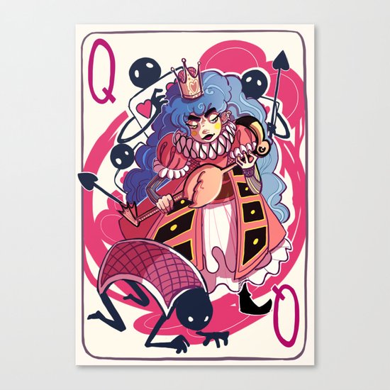 Queen of Hearts Canvas Print