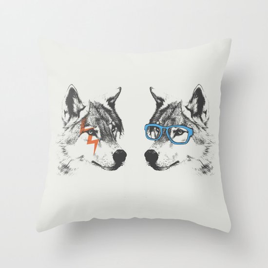 Brothers Throw Pillow
