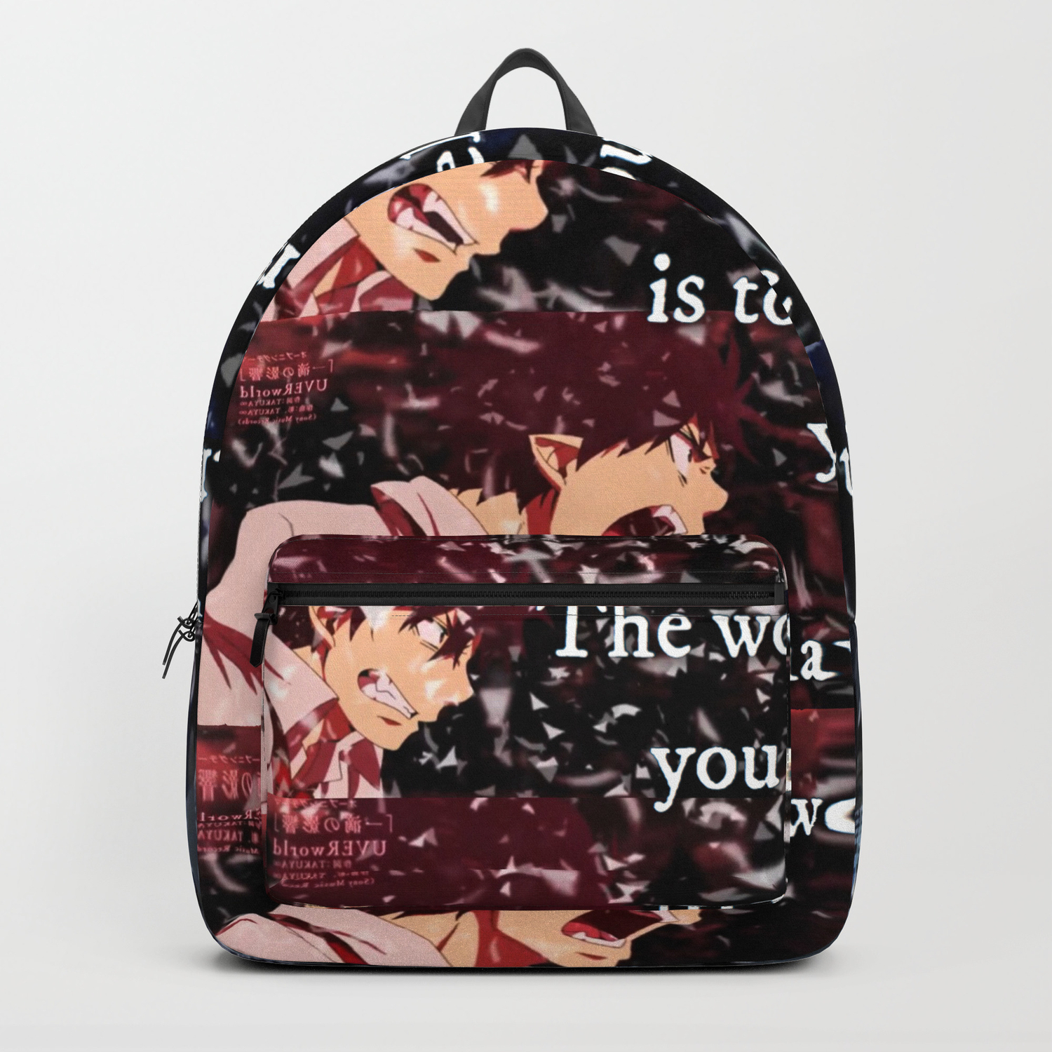 Blue exorcist backpack