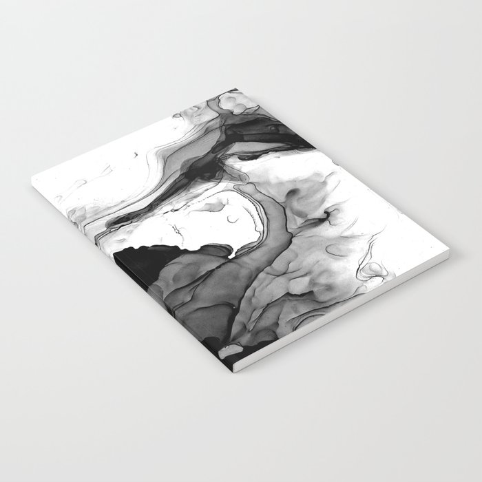Soft Black Marble Notebook