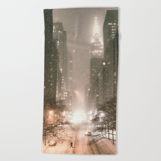 New York City Beach Towel