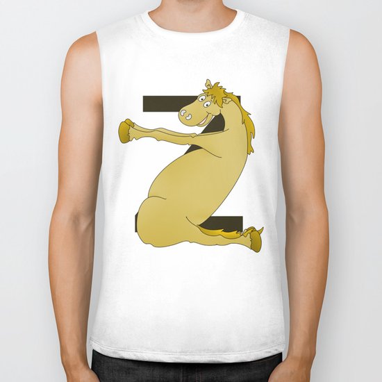 Monogram Z Pony Biker Tank