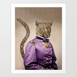 Grand Viceroy Leopold Leopard Art Print