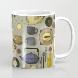 Breakfast Pattern Coffee Mug