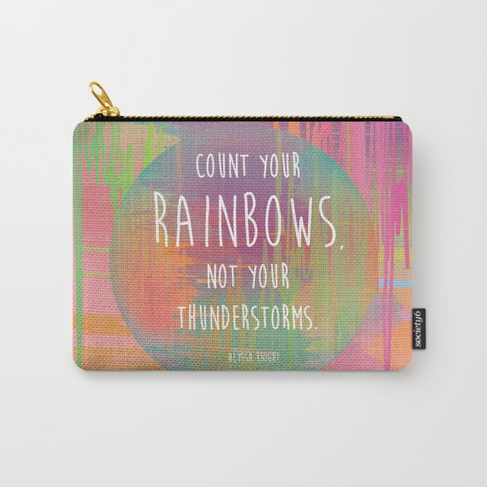 Count your Rainbows Carry-All Pouch