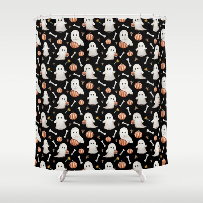 HALLOWEEN GHOST PARTY Shower Curtain