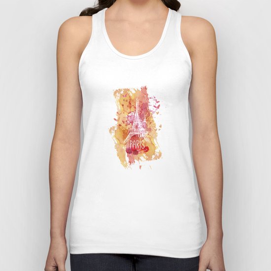 paris eiffel tower Unisex Tank Top