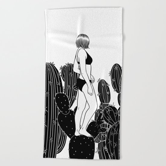 Life Is beautiful Beach Towel