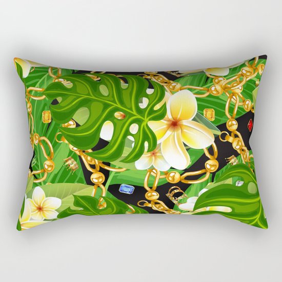 tropical elegant Rectangular Pillow