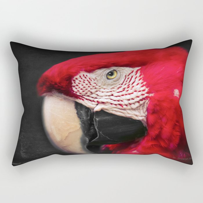 scarlet macaw - ara macao Rectangular Pillow