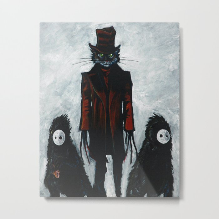 the cat in the hat Metal Print