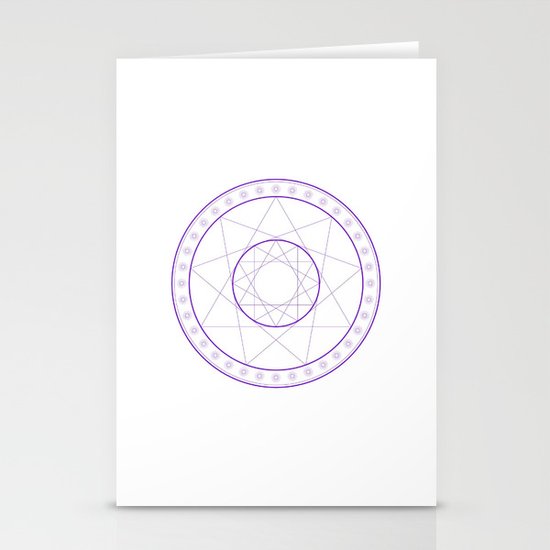 Anime Magic Circle 8 Stationery Cards