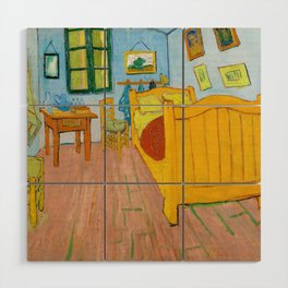 The Bedroom, 1888 by Vincent van Gogh Wood Wall Art