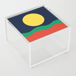 Bright & Bold Modern Abstract Landscape Acrylic Box