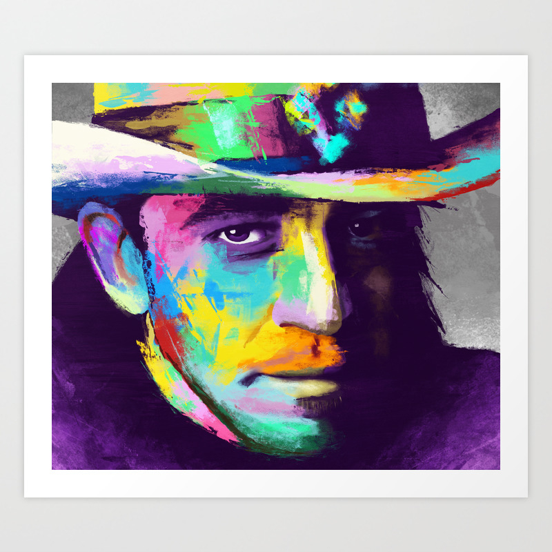 Stevie Ray Vaughan Art Print By Jonfinlayson Society6