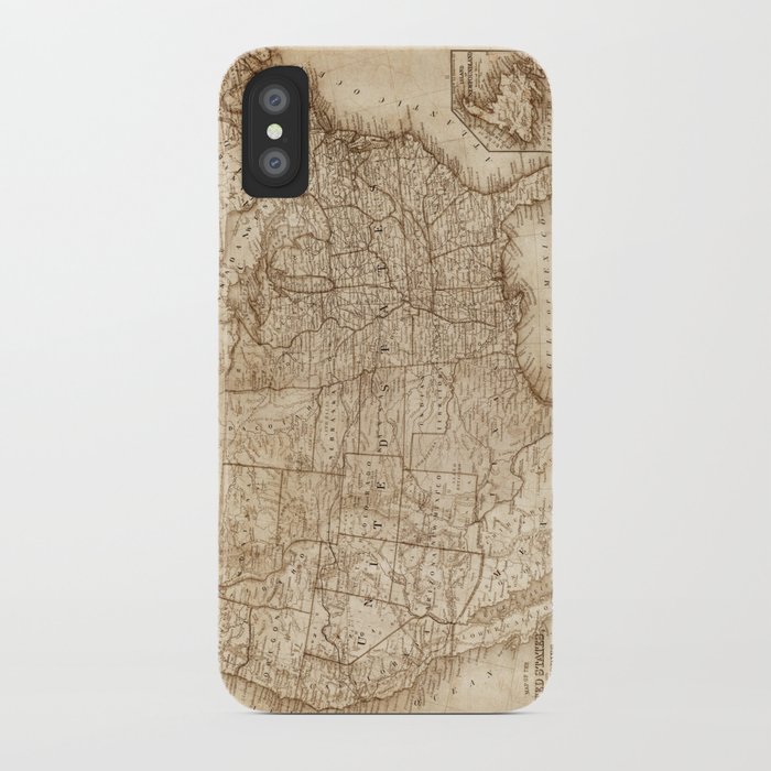 USA Map iPhone Case