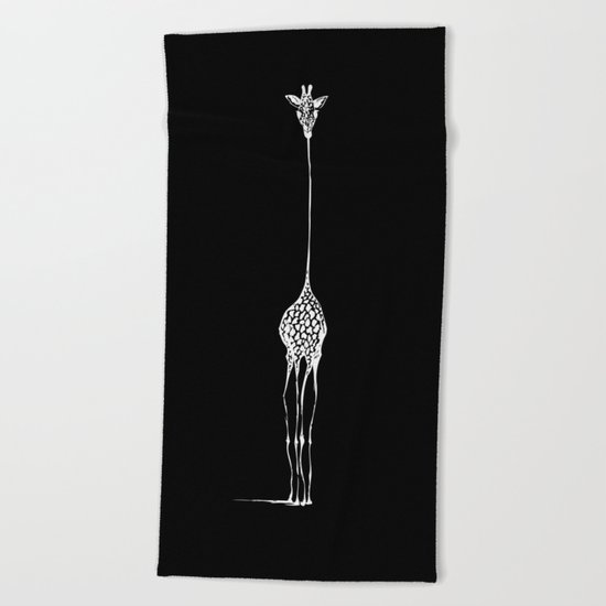 Inverted Raffe Beach Towel