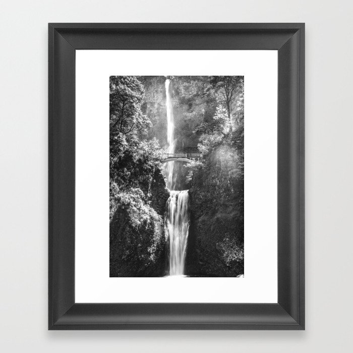 Multnomah Falls Oregon Framed Art Print