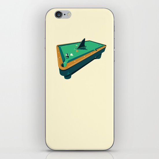 Pool shark iPhone & iPod Skin