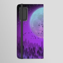 Purple Moonlight Android Wallet Case