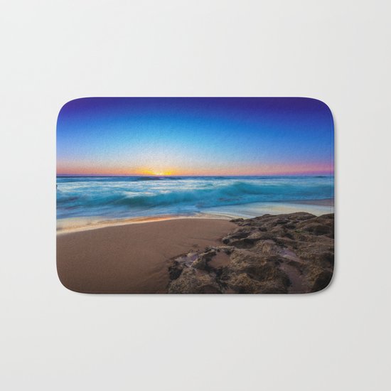 A Day At The Beach Bath Mat