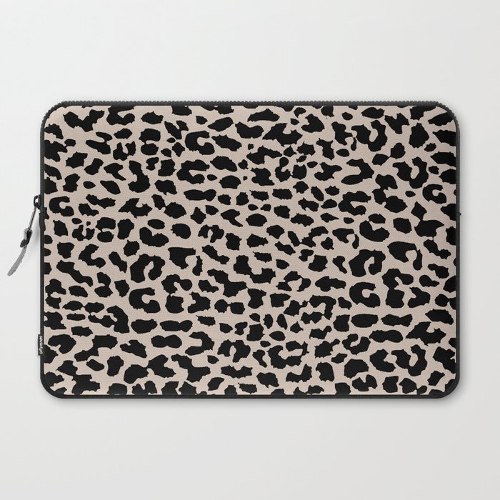 Leopard print laptop store sleeve