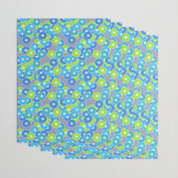 lime green wrapping paper
