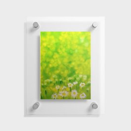 sunflowers in the garden  Floating Acrylic Print