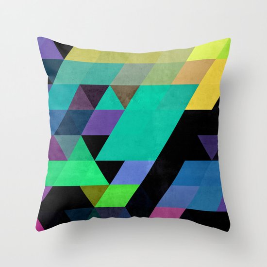 Qy^dyne Throw Pillow