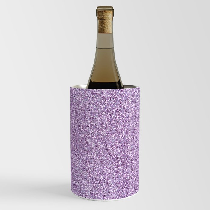 Lavender Purple Glitter Wine Chiller