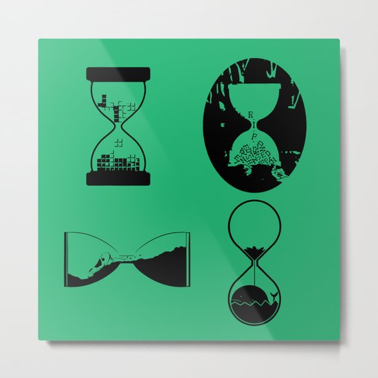 hourglasses Metal Print