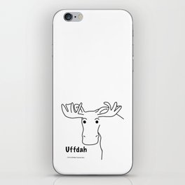 Mikey the Minnesota Moose - Uffdah iPhone Skin
