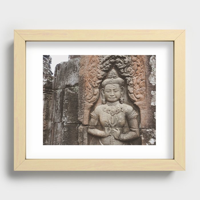 Ta Phrom Buddha Recessed Framed Print