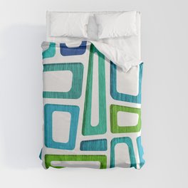 Tiki Coastal Abstract Duvet Cover