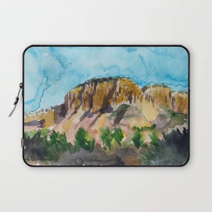 sunset in the valley Laptop Sleeve