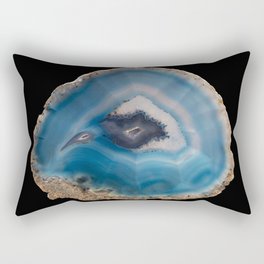 Blue Geode Rectangular Pillow