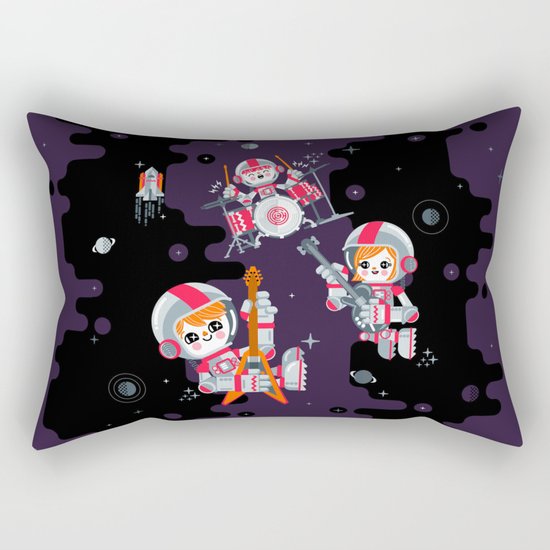 Space Rock Rectangular Pillow