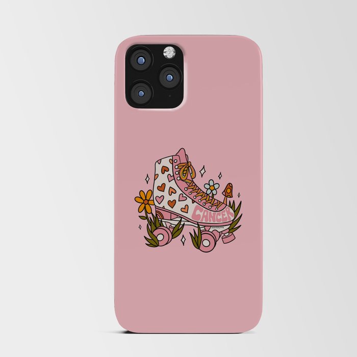 Cancer Zodiac Roller Skate iPhone Card Case