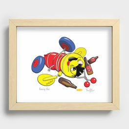Boozy Bee Recessed Framed Print