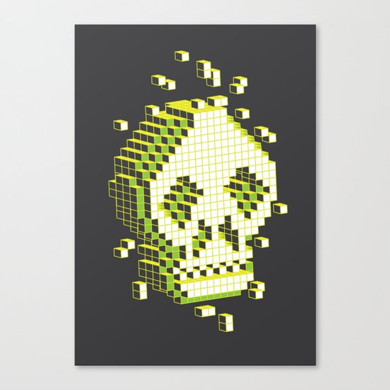 pixelation Canvas Print