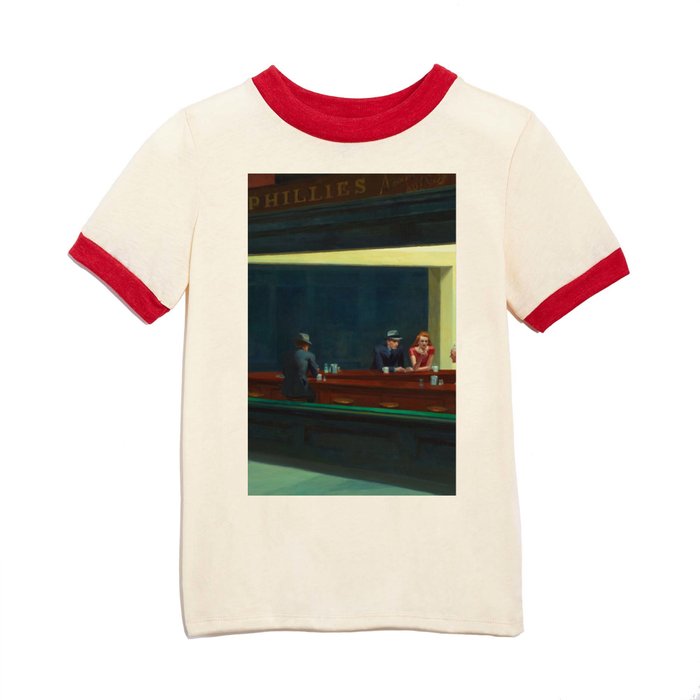 Nighthawks by Edward Hopper Kids T Shirt