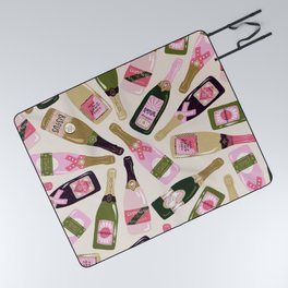French Champagne Collection – Pink & Green Picnic Blanket