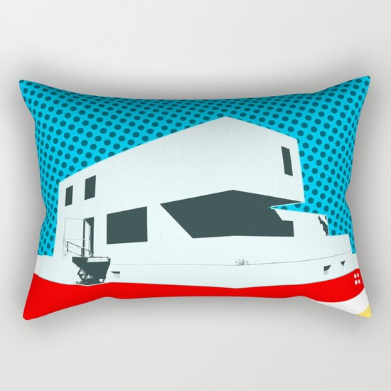Bauhaus Meisterhaus Pop 3 Rectangular Pillow