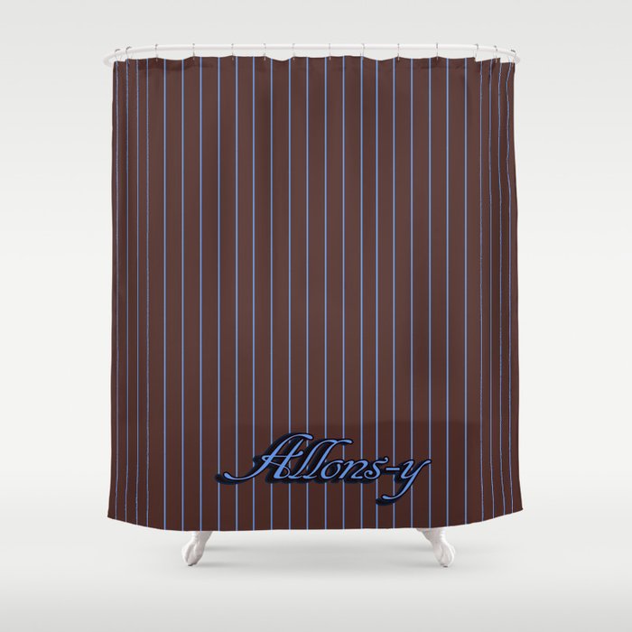 Doctor Who Tenth Doctor Suit Brown Shower Curtain By