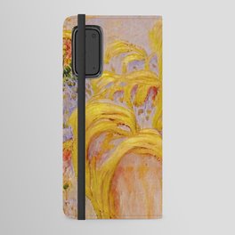 Bananas and strawberries fireworks Android Wallet Case