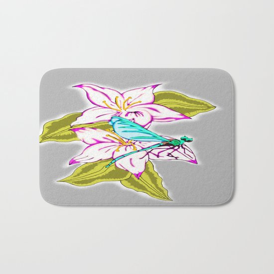 Dragonfly Escape Bath Mat