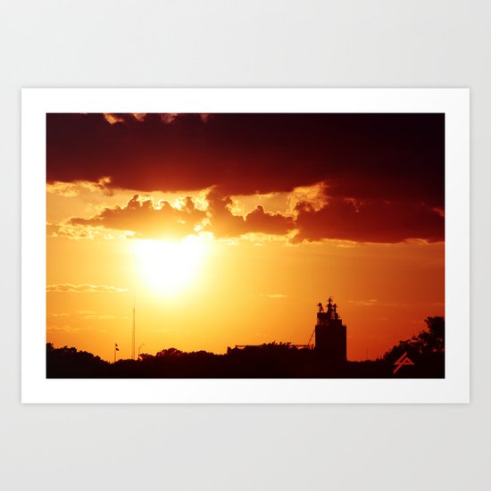 Red Star Art Print